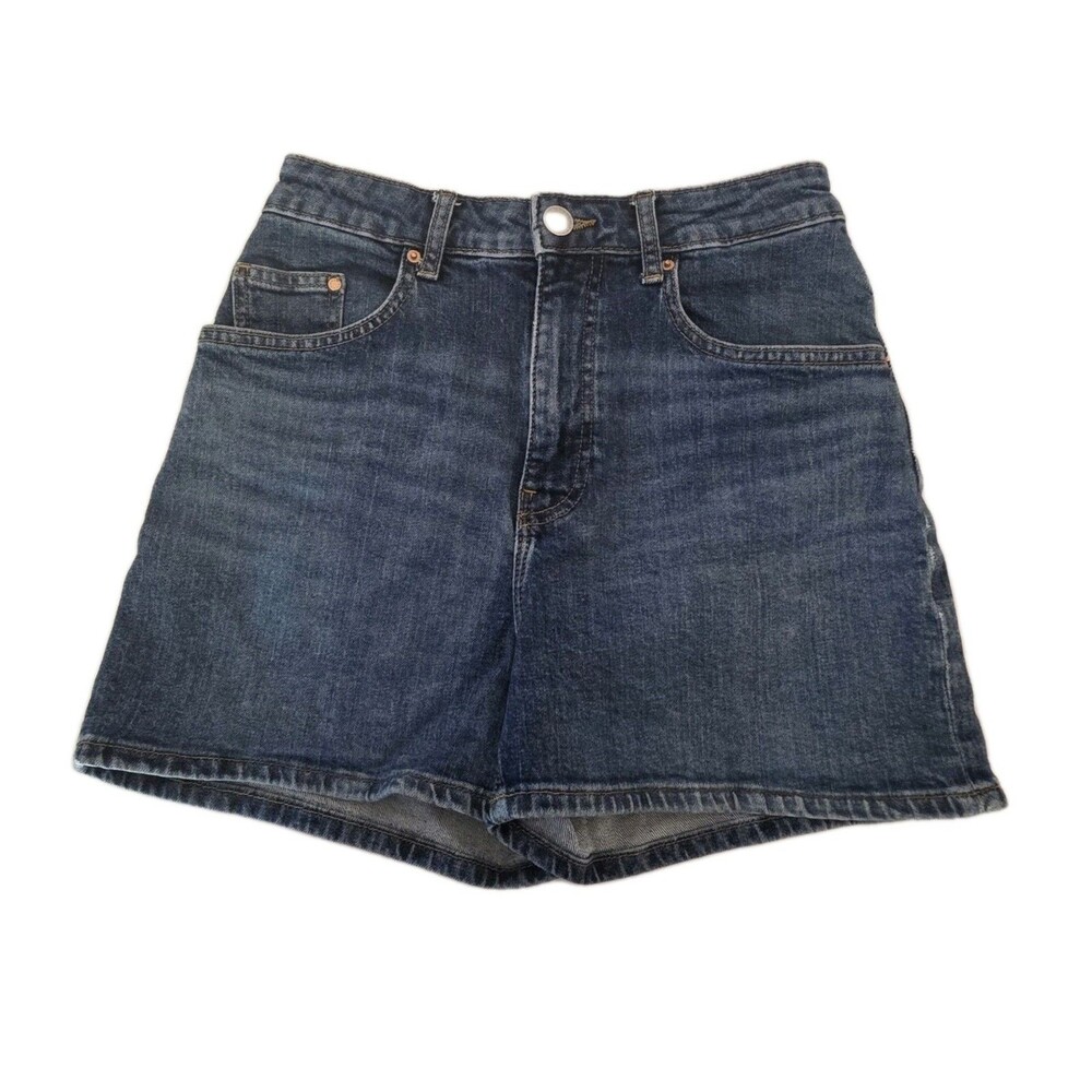 H&M Women's High Rise Denim Jean Shorts Size 4 Blue